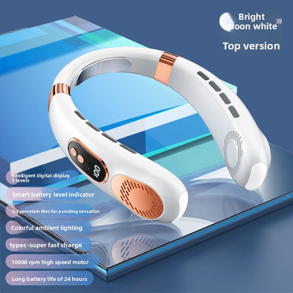 Smart Neck Cooling Fan | Hands-Free Portable Cooling