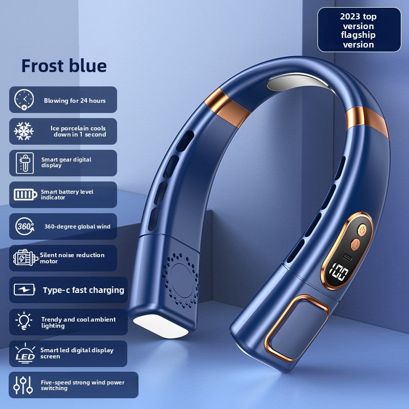 Smart Neck Cooling Fan | Hands-Free Portable Cooling