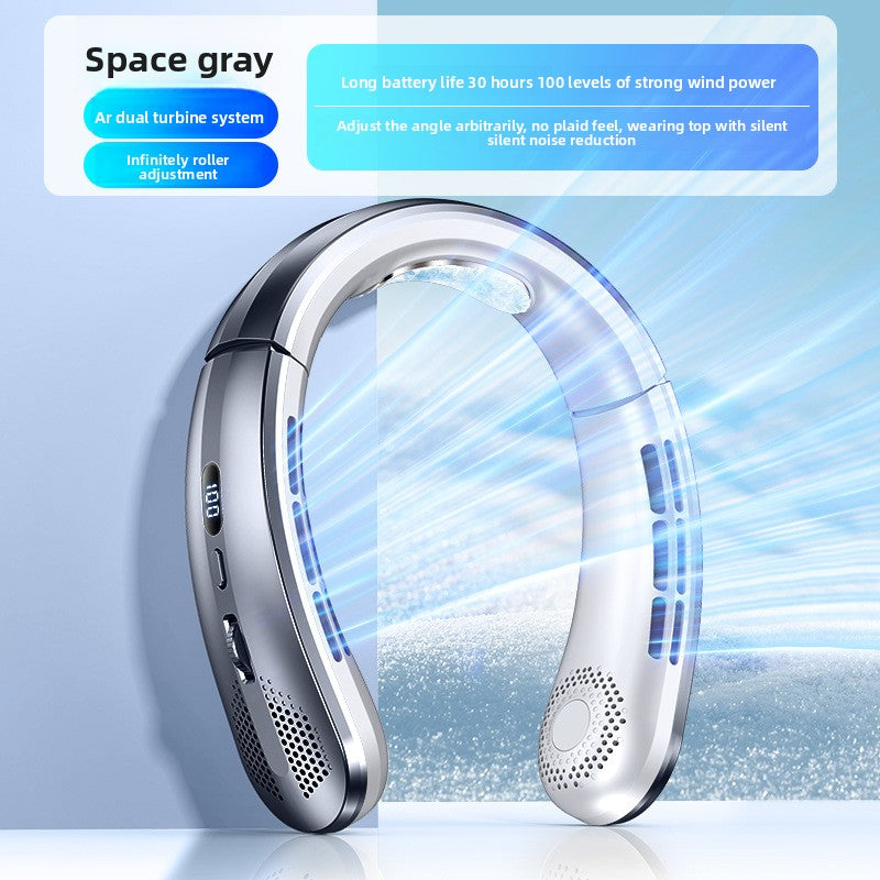 Smart Neck Cooling Fan | Hands-Free Portable Cooling