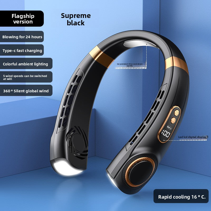 Smart Neck Cooling Fan | Hands-Free Portable Cooling