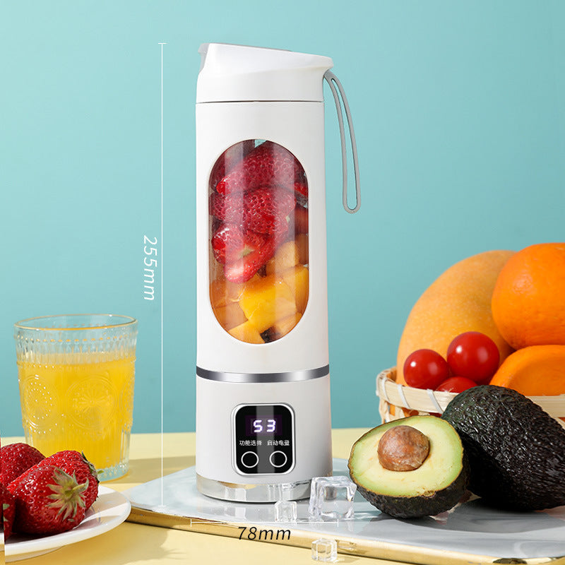 Rechargeable Portable Blender – 450ml USB Juicer Cup for Smoothies & Shakes