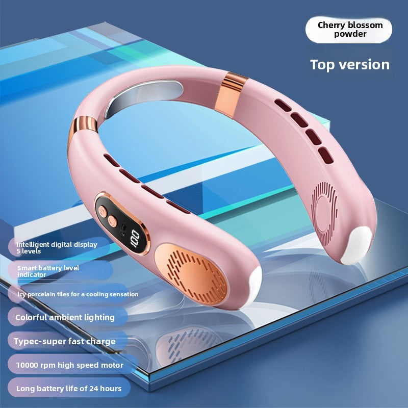 Smart Neck Cooling Fan | Hands-Free Portable Cooling