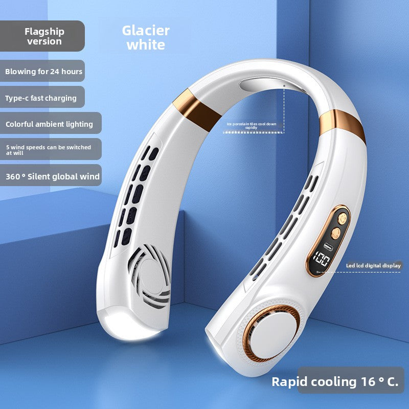 Smart Neck Cooling Fan | Hands-Free Portable Cooling