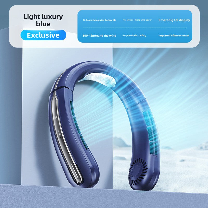 Smart Neck Cooling Fan | Hands-Free Portable Cooling