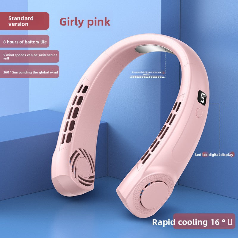 Smart Neck Cooling Fan | Hands-Free Portable Cooling