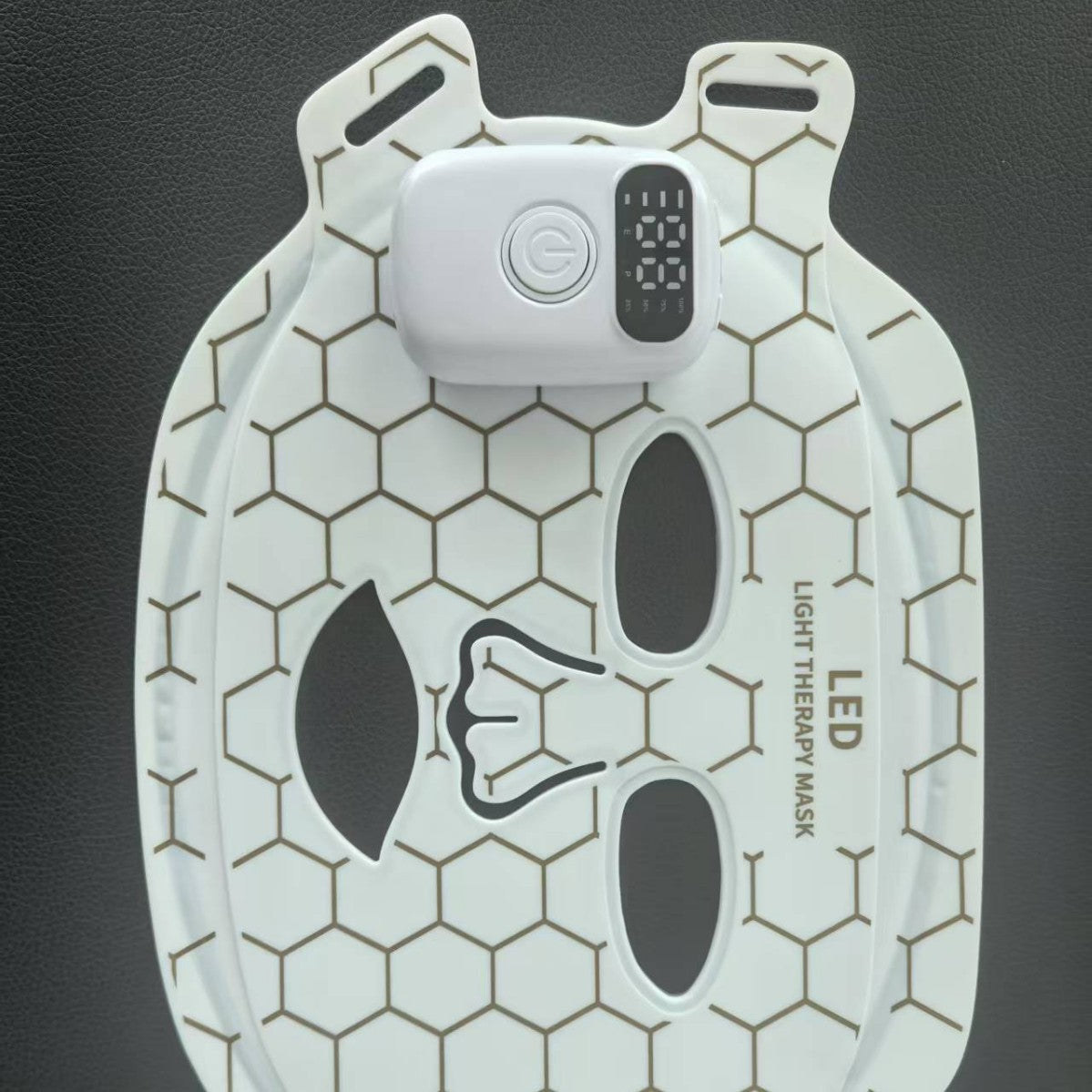 LED Light Therapy Facial Mask with Neck Attachment