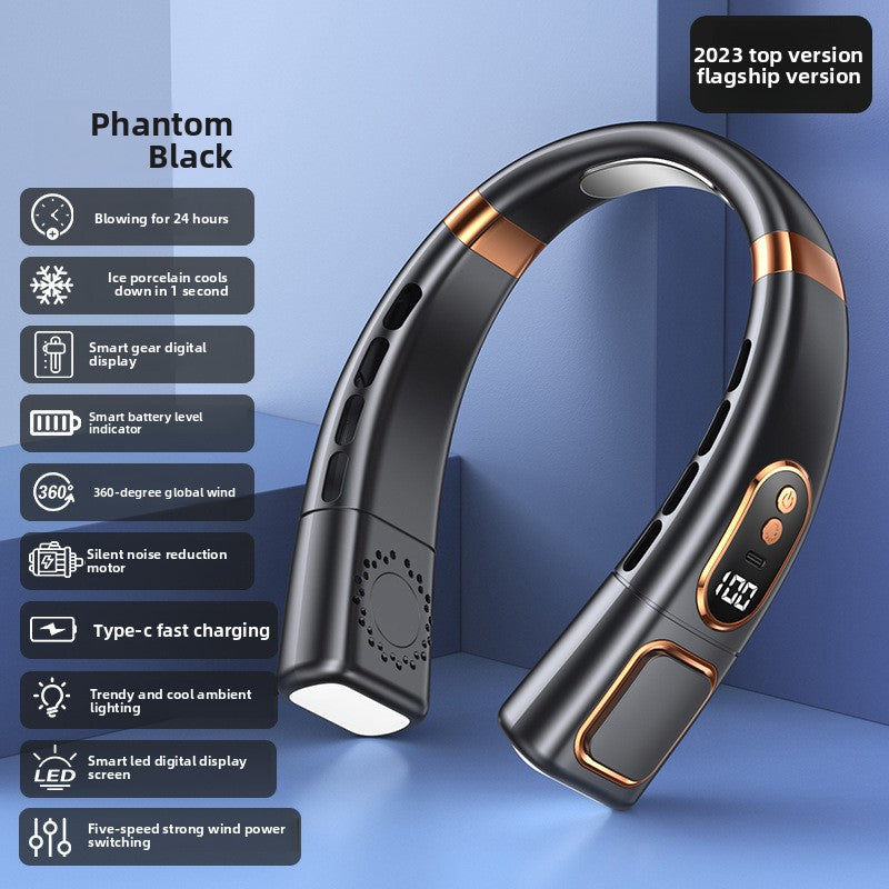 Smart Neck Cooling Fan | Hands-Free Portable Cooling
