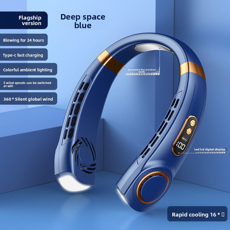 Smart Neck Cooling Fan | Hands-Free Portable Cooling