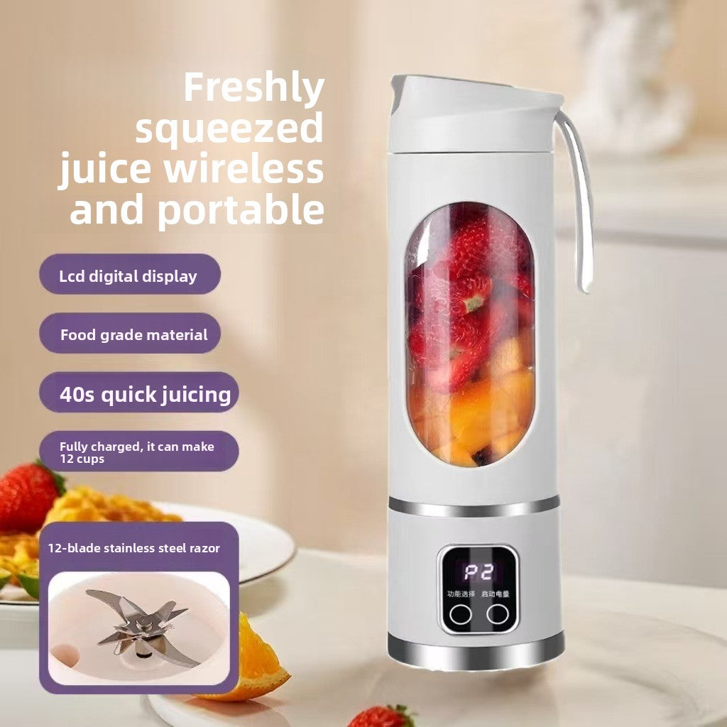 Rechargeable Portable Blender – 450ml USB Juicer Cup for Smoothies & Shakes