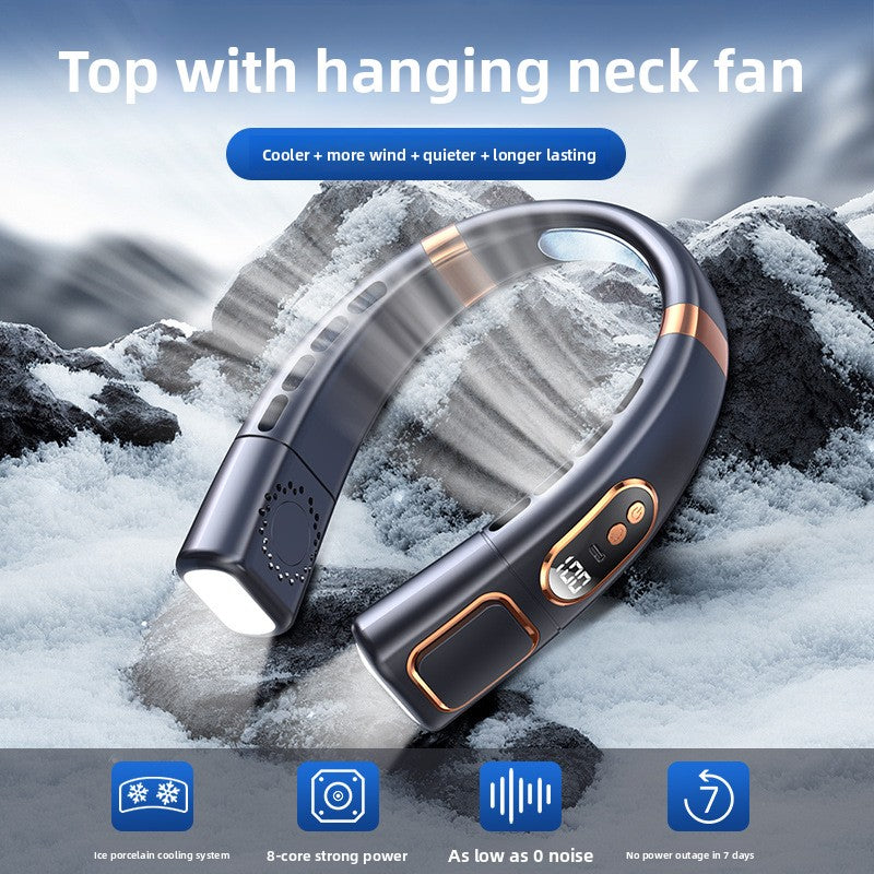 Smart Neck Cooling Fan | Hands-Free Portable Cooling