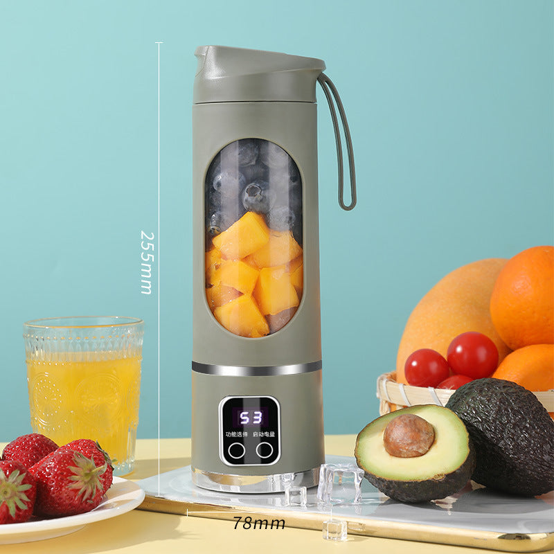 Rechargeable Portable Blender – 450ml USB Juicer Cup for Smoothies & Shakes
