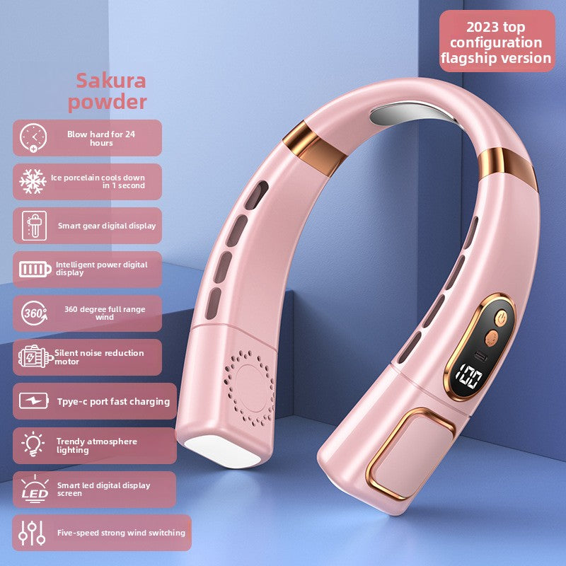 Smart Neck Cooling Fan | Hands-Free Portable Cooling