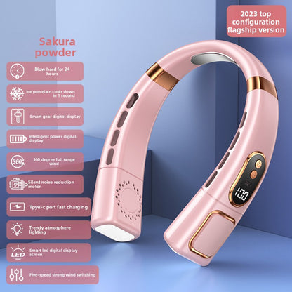 Smart Neck Cooling Fan | Hands-Free Portable Cooling
