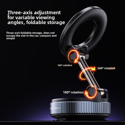 360° Magnetic Car Phone Holder with Strong Suction Mount