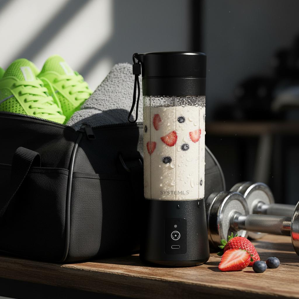 Rechargeable Portable Blender – 450ml USB Juicer Cup for Smoothies & Shakes